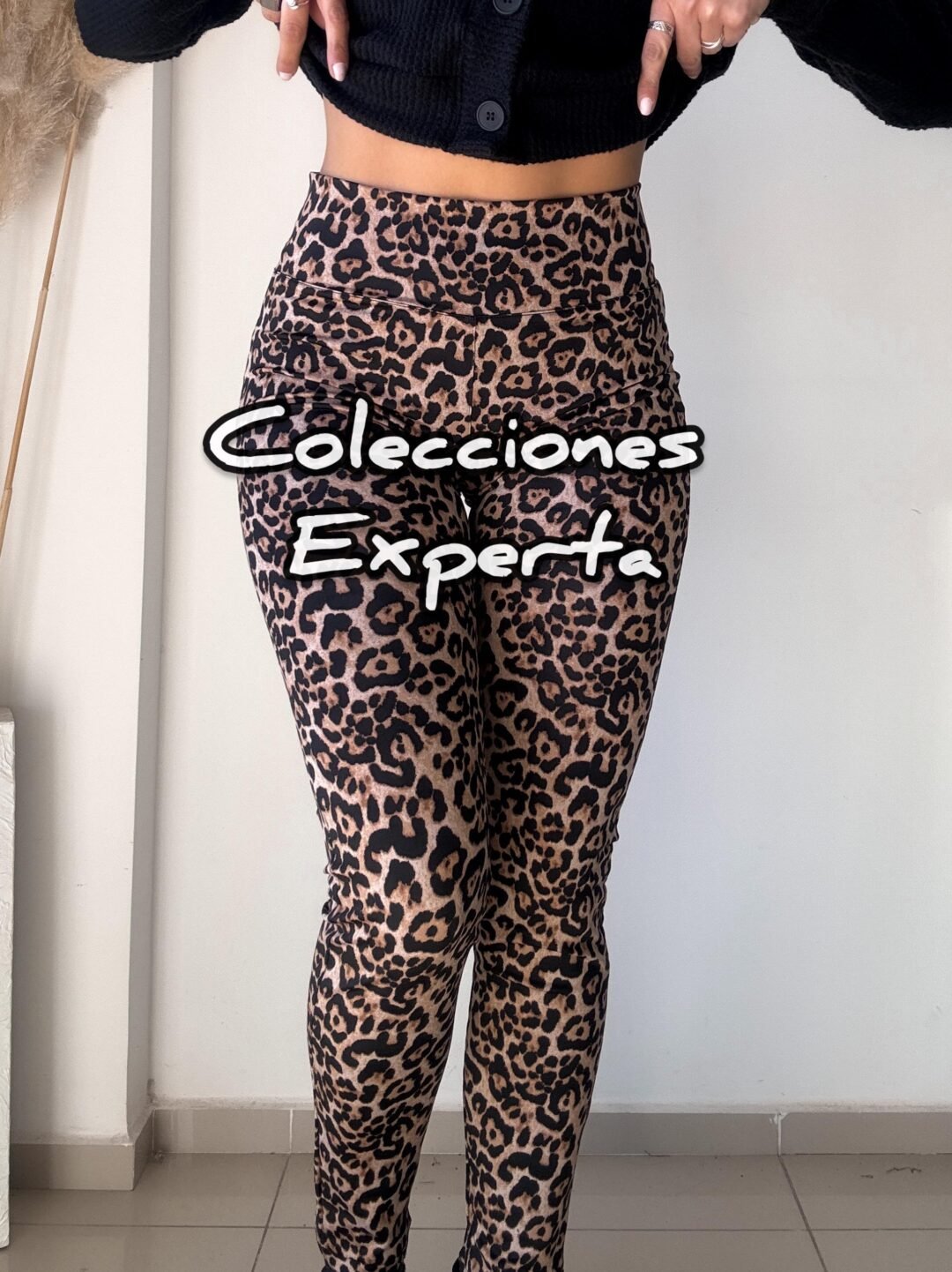 calza lycra animal print